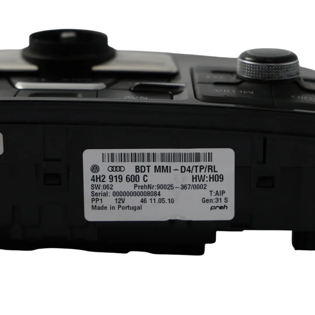 Sat Navi Multimedia Head Unit Radio Control Switch Panel to Audi A8 D4 with Part number 4H2919600C Audi A8 D4 Sat Navi Multimedia Head Unit Radio Control Switch Panel - SKU RHD-4H2919600C-1 - Part number 4H2919600C