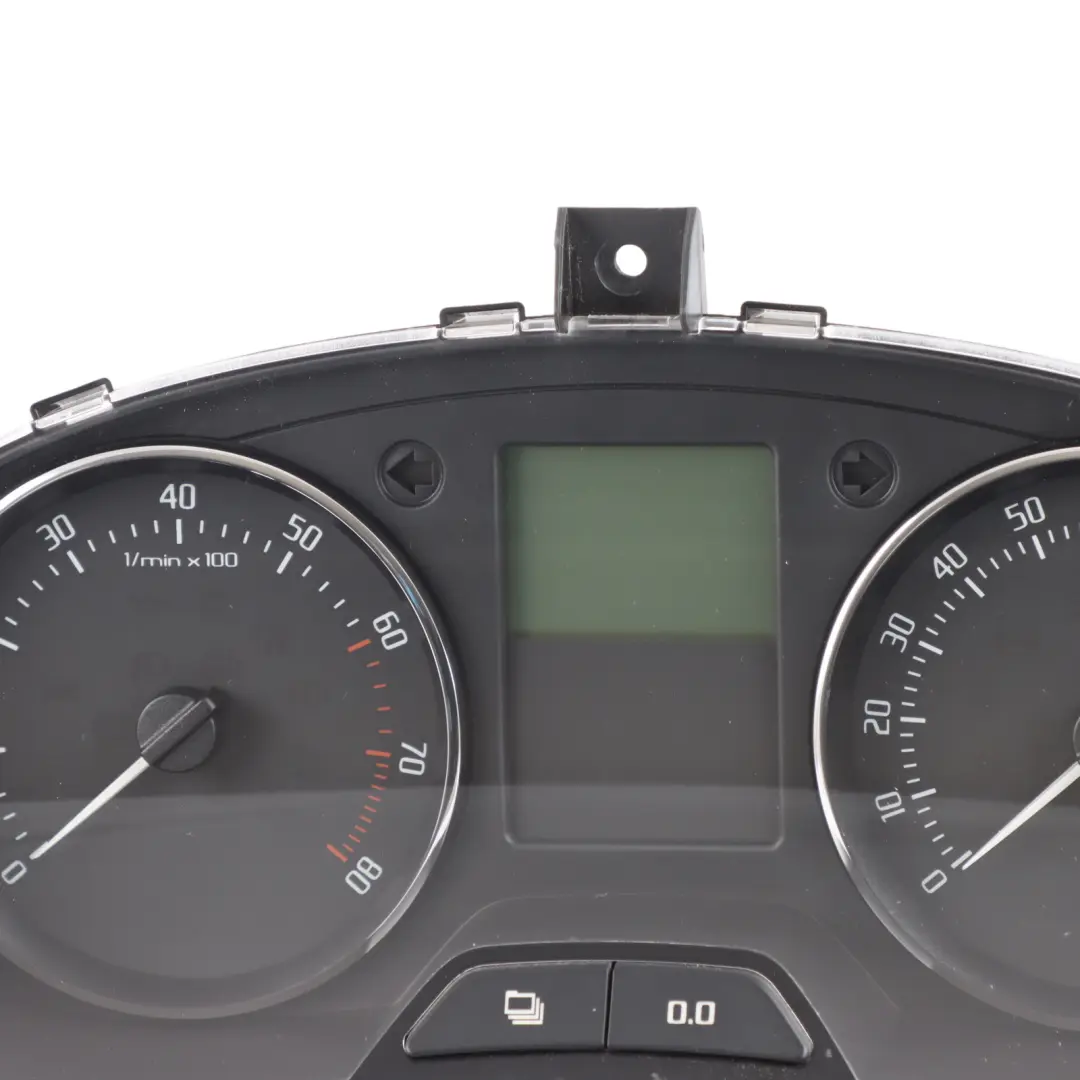 Mk2 5J Instrument Cluster Speedometer 1.2 Petrol Manual to Skoda Fabia with Part number 5J0920911E Skoda Fabia Mk2 5J Instrument Cluster Speedometer 1.2 Petrol Manual - SKU RHD-5J0920911E - Part number 5J0920911E
