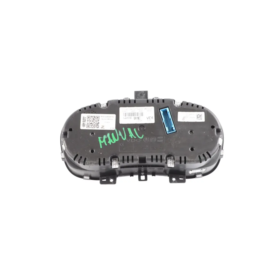 Mk2 5J Instrument Cluster Speedometer 1.2 Petrol Manual to Skoda Fabia with Part number 5J0920911E Skoda Fabia Mk2 5J Instrument Cluster Speedometer 1.2 Petrol Manual - SKU RHD-5J0920911E - Part number 5J0920911E