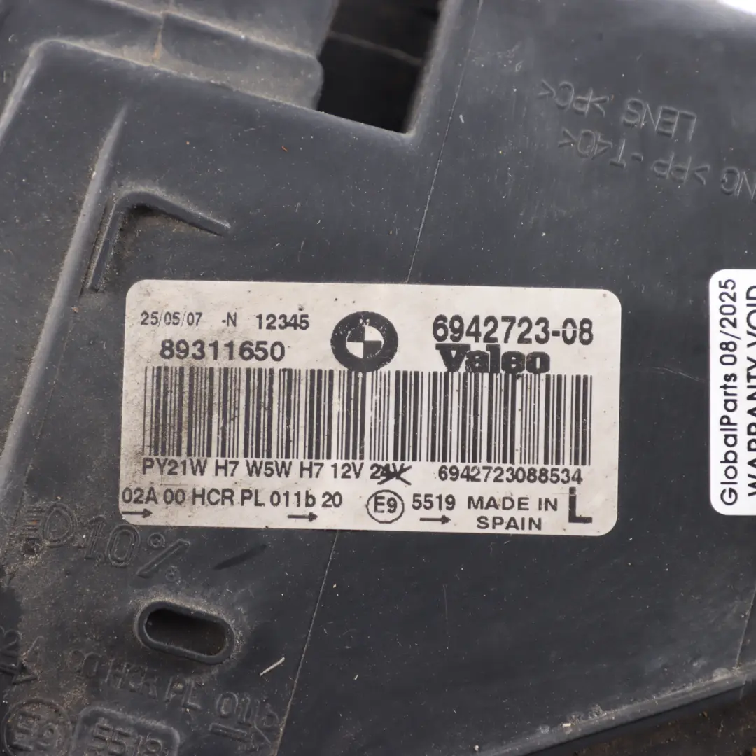 BMW E90 E91 Headlight Headlamp Front Left N/S Passenger Side Lamp Light - SKU RHD-6942723-1 - Part number 6942723