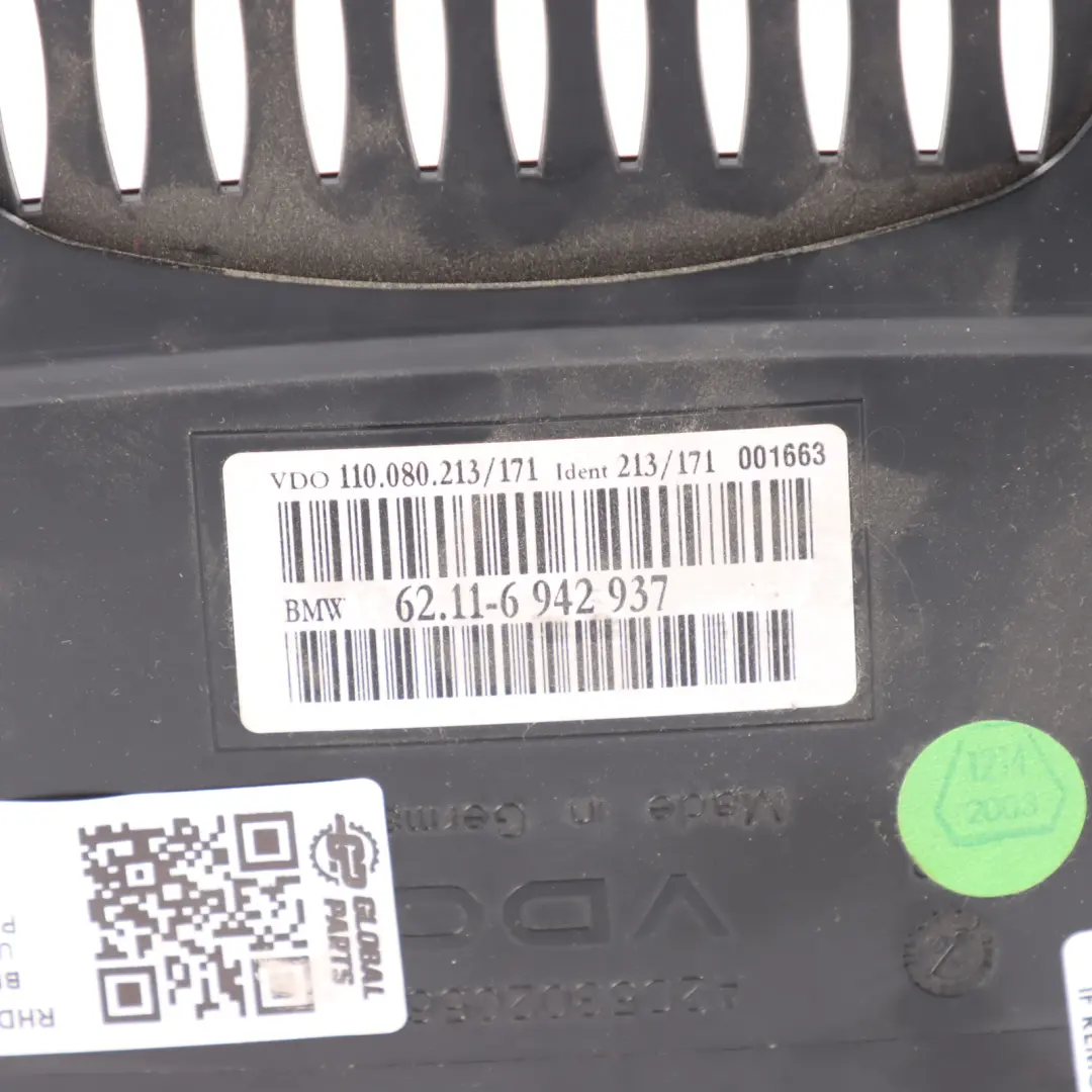 Instrument Cluster Speedo Clocks Petrol Manual to BMW E60 E61 with Part number 6942937 BMW E60 E61 Instrument Cluster Speedo Clocks Petrol Manual - SKU RHD-6942937-1 - Part number 6942937