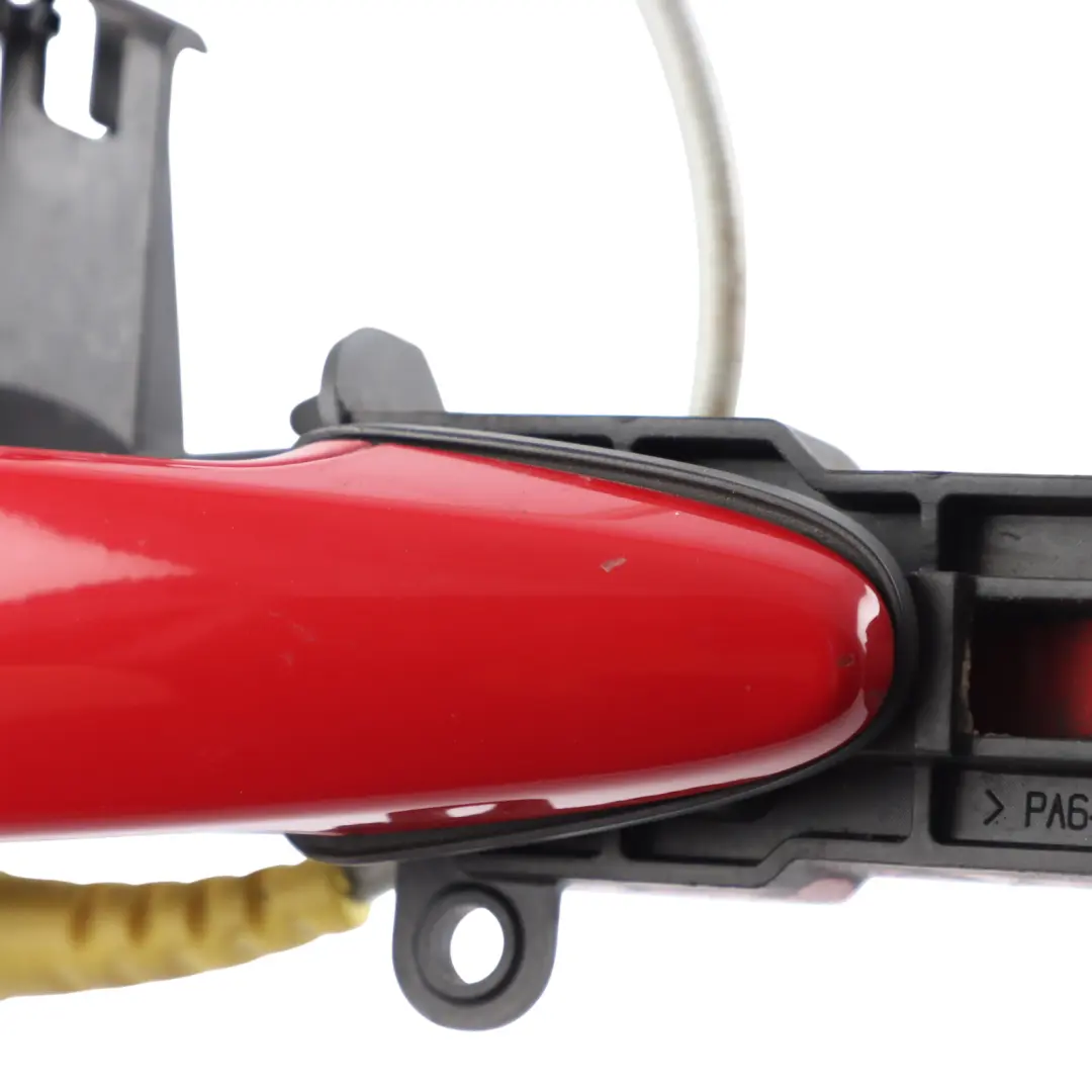 Complete Door Grab Handle Front Right O/S Karmesinrot - A61 to BMW E81 E87 with Part number 7059677 BMW E81 E87 Complete Door Grab Handle Front Right O/S Karmesinrot - A61 - SKU RHD-7059677-KAR - Part number 7059677