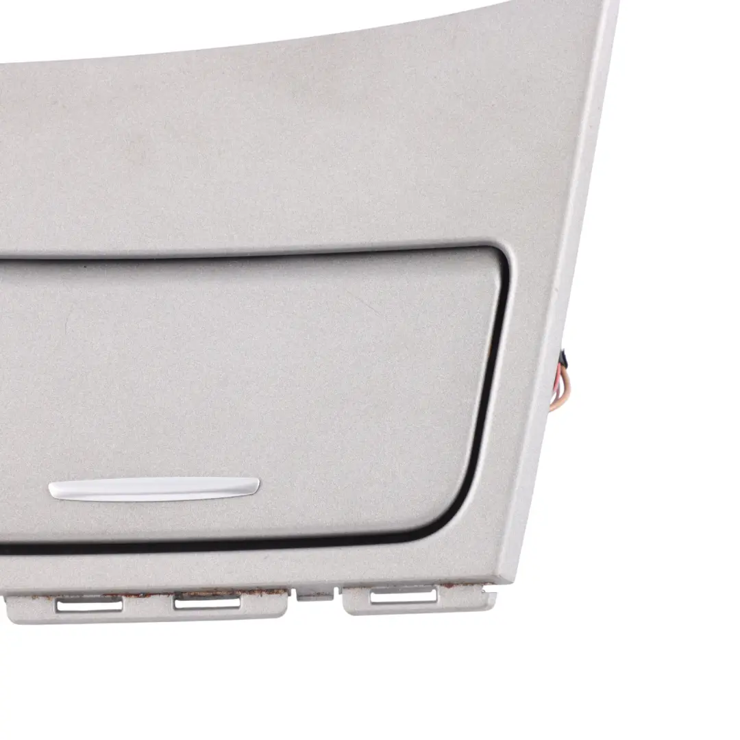 BMW 1 Series 27 E87 Ashtray Finisher Tray Decor Titan Matt Silver Front - SKU rhd-7078571-27 - Part number 7078571