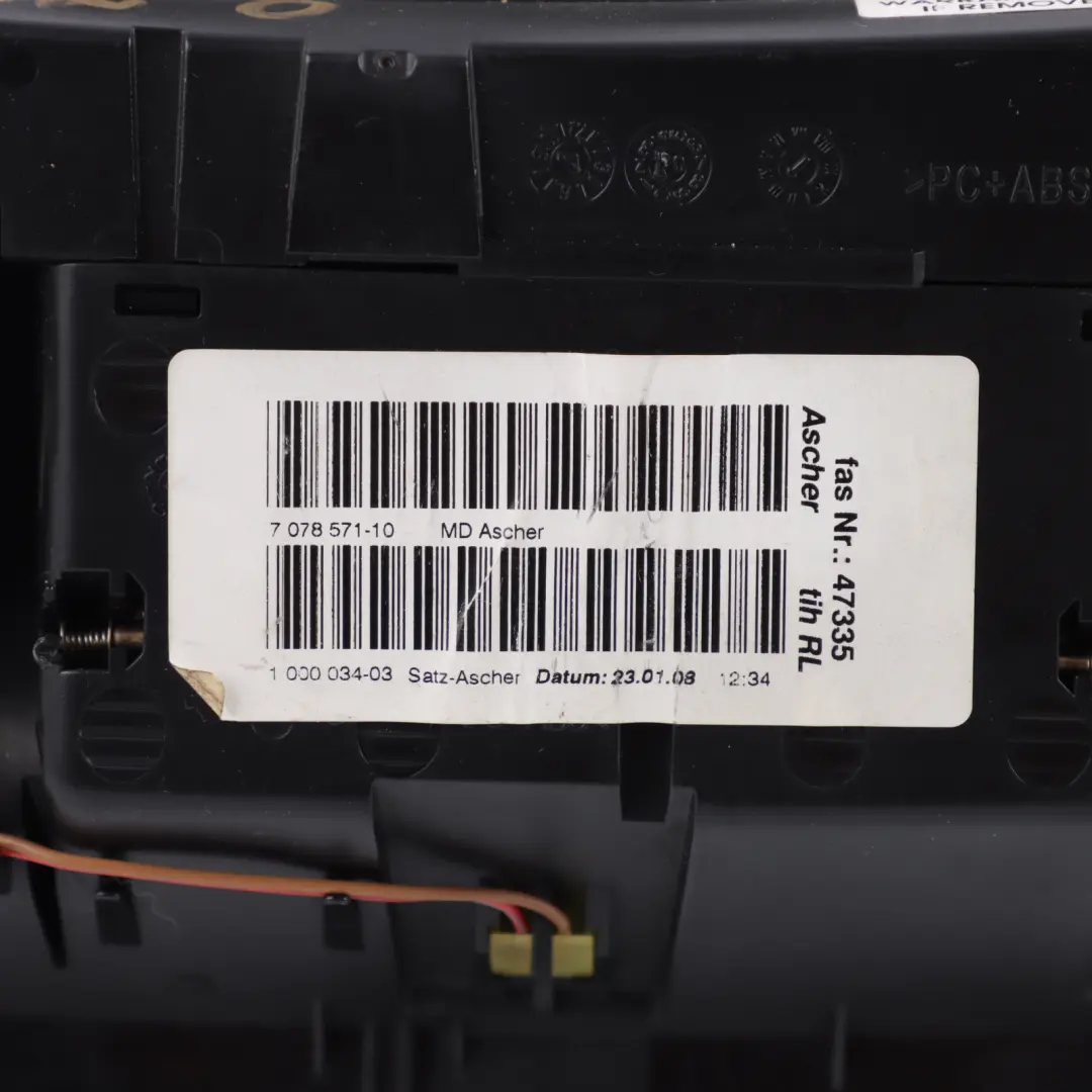 Ashtray Finisher Tray Front Decor Light Titan 7078571 to BMW E81 E87 with Part number 7129142 BMW E81 E87 Ashtray Finisher Tray Front Decor Light Titan 7078571 - SKU rhd-7129142-8 - Part number 7129142