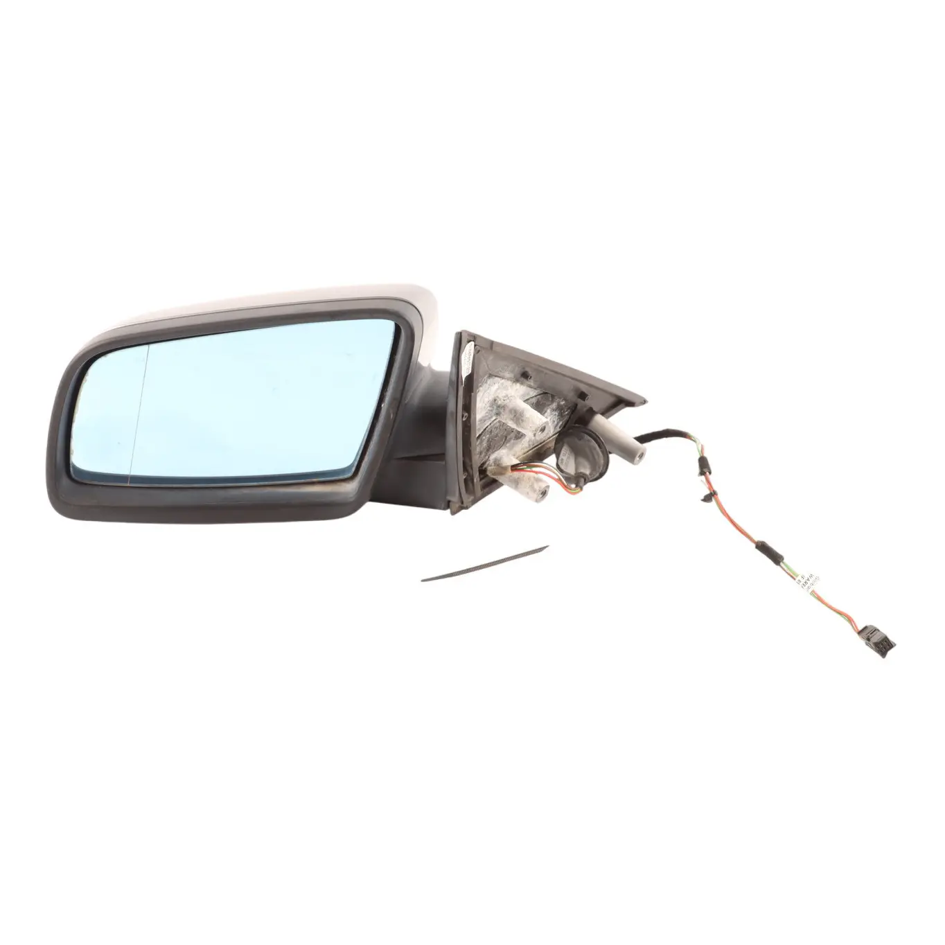 BMW E60 E61 Wing Mirror Heated Left N/S Silbergrau Silver Grey A08