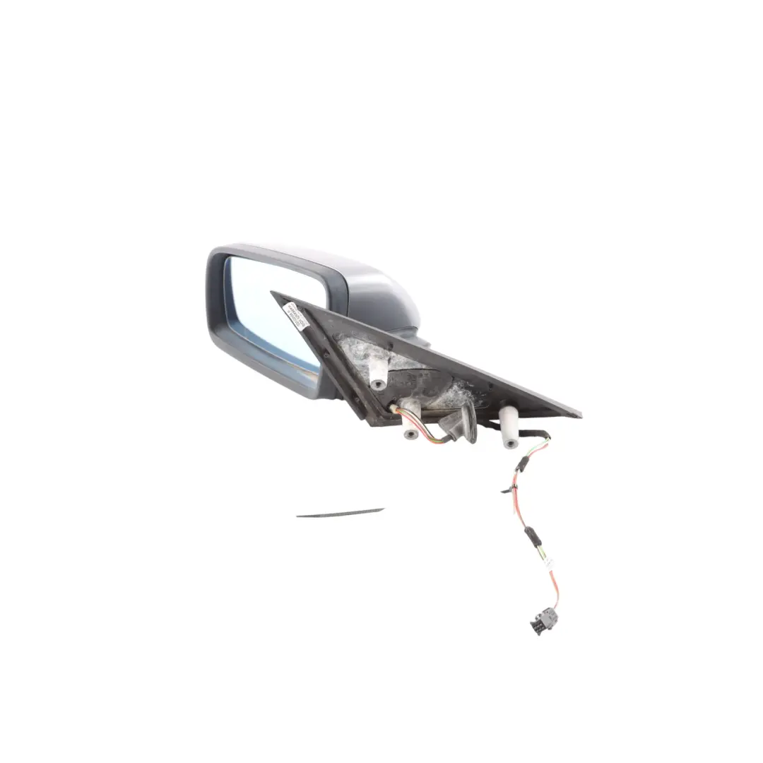 BMW E60 E61 Wing Mirror Heated Left N/S Silbergrau Silver Grey A08 - SKU RHD-7189487-SBG1 - Part number 7189487