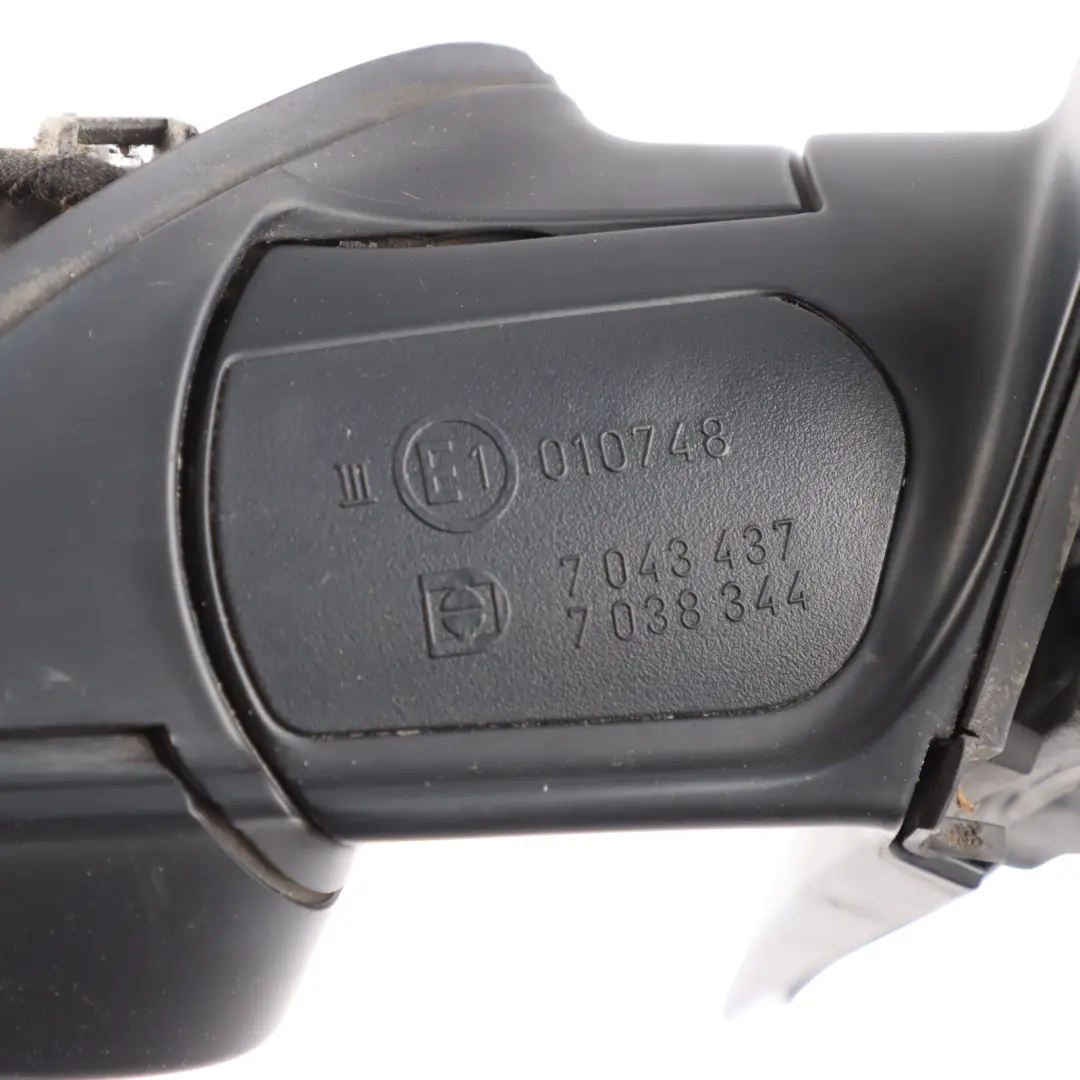 BMW E60 E61 Outside Wing Mirror Heated Right O/S Black - SKU RHD-7189612-2 - Part number 7189612