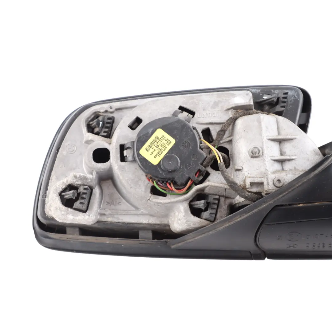 BMW E60 E61 Outside Wing Mirror Heated Right O/S Black - SKU RHD-7189612-2 - Part number 7189612