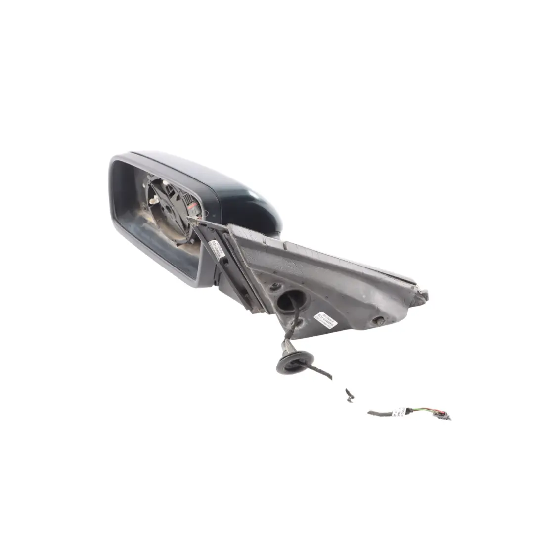 Dip Power Fold Left Wing Mirror N/S Tiefgruen Deep Green A43 to BMW 5 E60 E61 Auto with Part number 7189613 BMW 5 E60 E61 Auto Dip Power Fold Left Wing Mirror N/S Tiefgruen Deep Green A43 - SKU RHD-7189613-TG - Part number 7189613