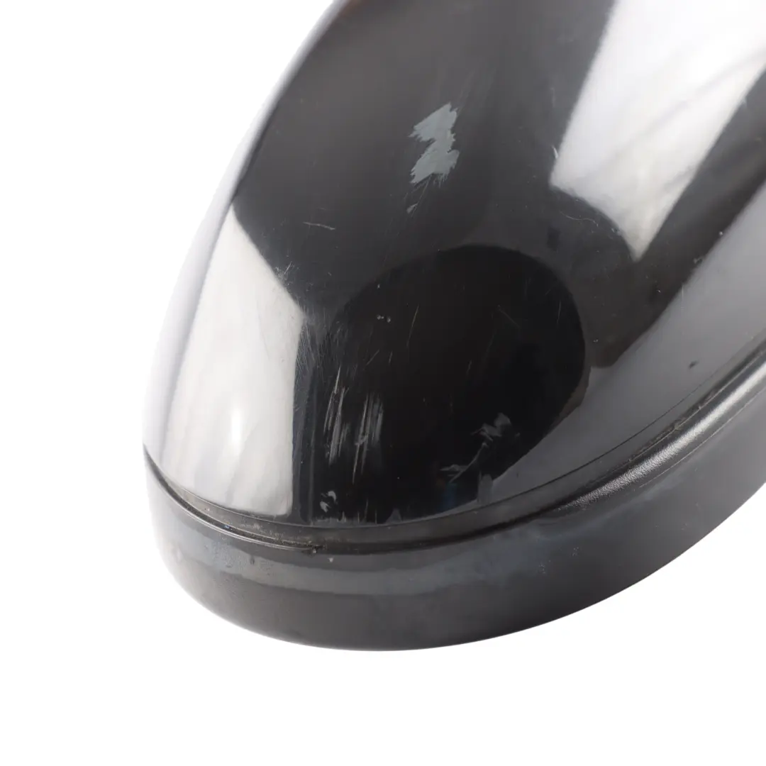 BMW E87 Door Wing Mirror Right O/S Black Sapphire Metallic 475 - SKU RHD-7189852-BS3 - Part number 7189852