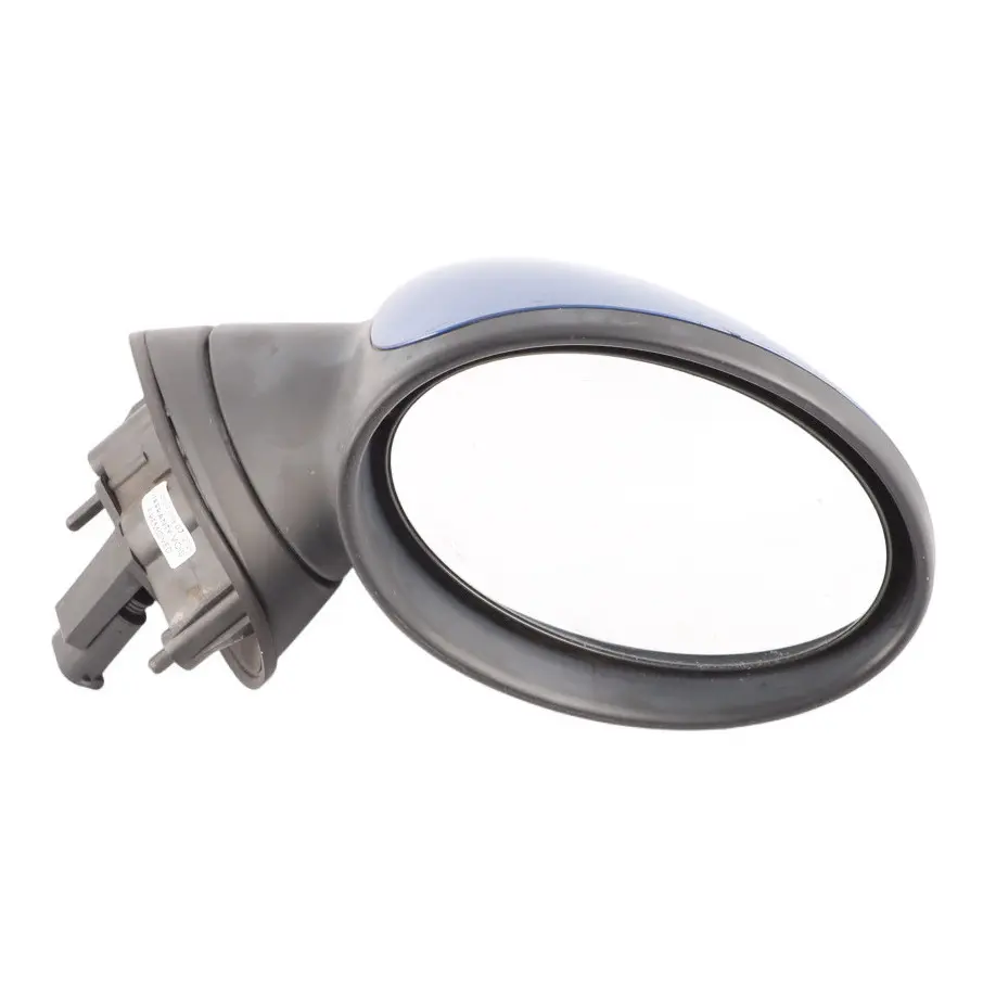 Right Door Wing Mirror O/S Hyper Blue Metallic A28 to Mini Cooper R50 R53 with Part number 7192472 Mini Cooper R50 R53 Right Door Wing Mirror O/S Hyper Blue Metallic A28 - SKU RHD-7192472-HYB - Part number 7192472