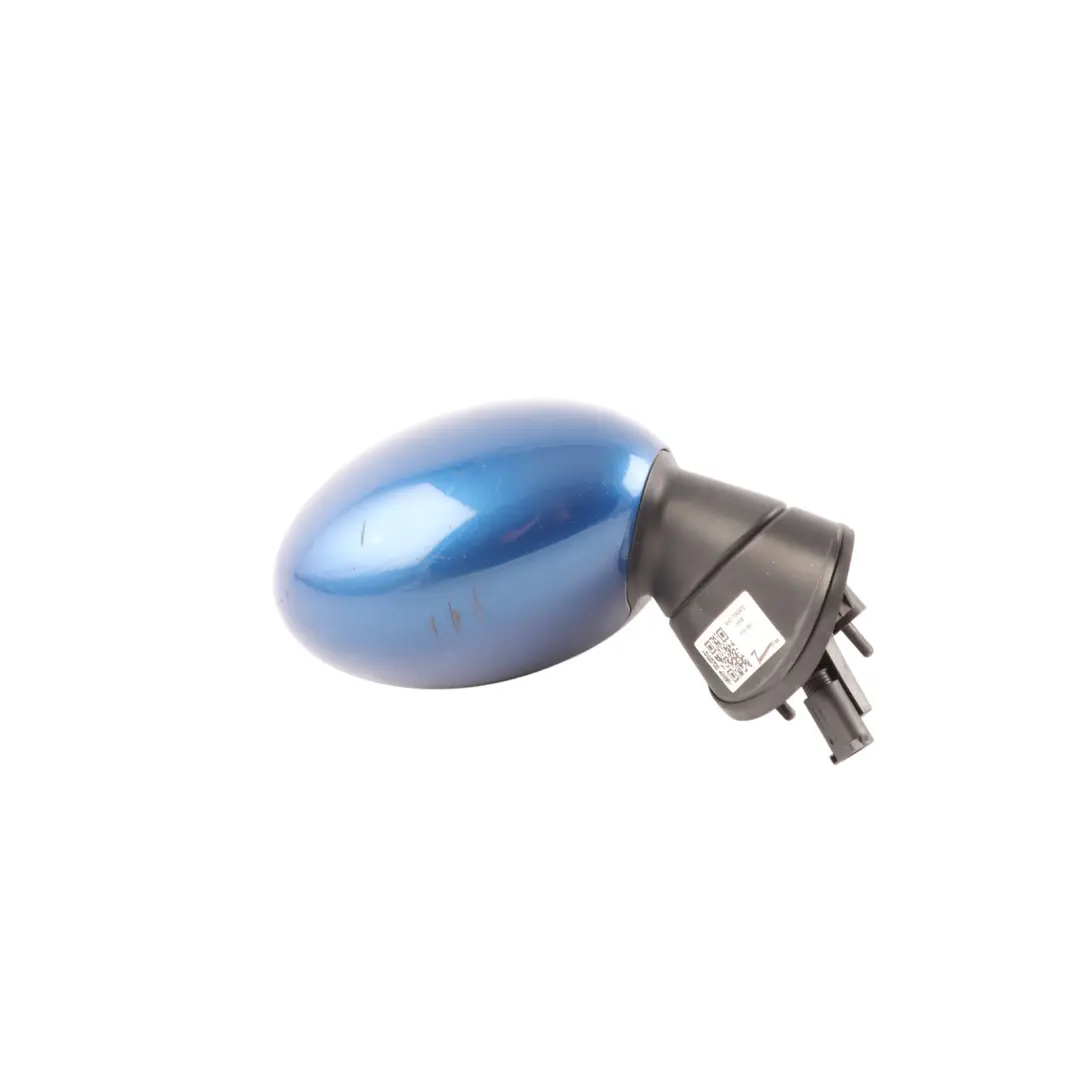 Right Door Wing Mirror O/S Hyper Blue Metallic A28 to Mini Cooper R50 R53 with Part number 7192472 Mini Cooper R50 R53 Right Door Wing Mirror O/S Hyper Blue Metallic A28 - SKU RHD-7192472-HYB - Part number 7192472