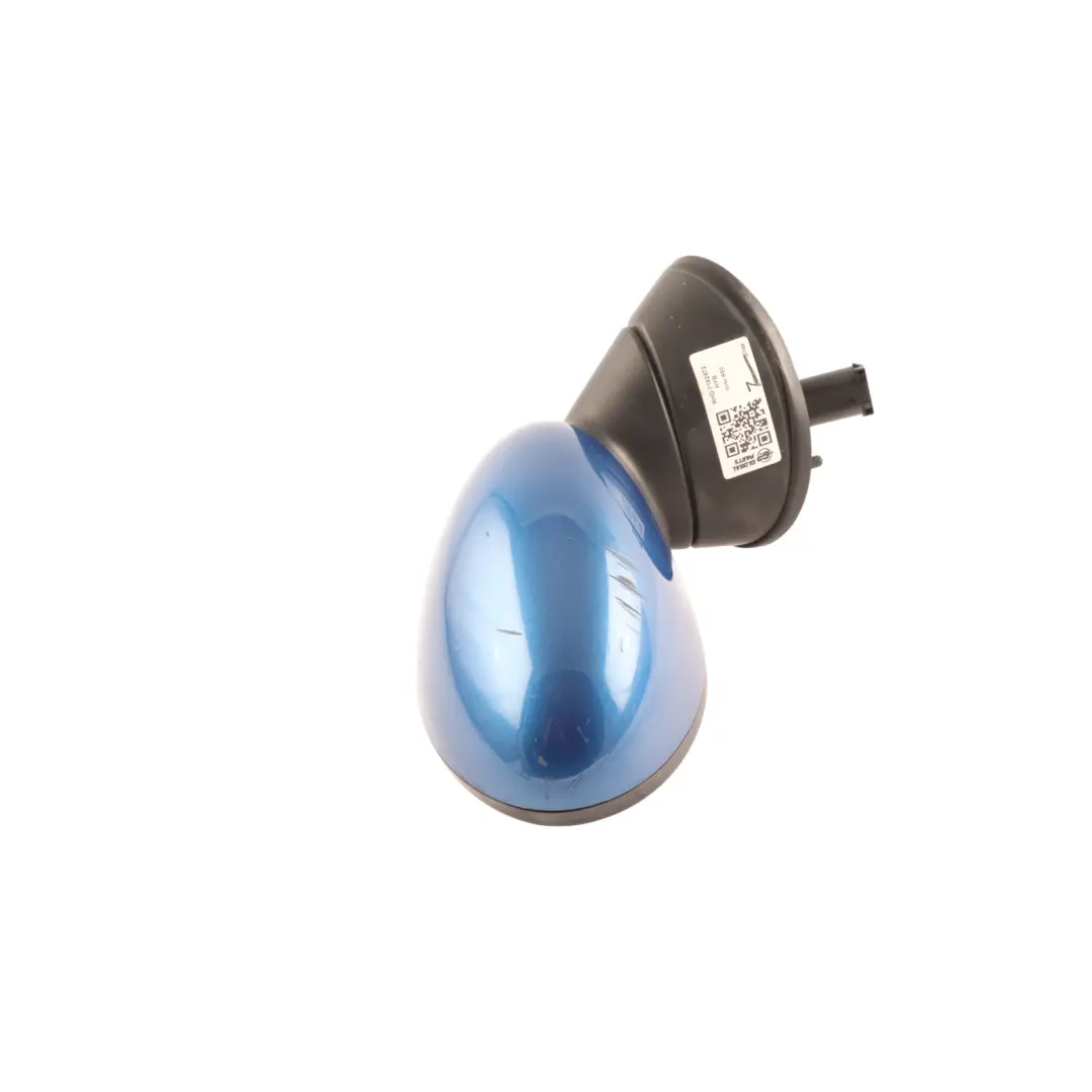 Right Door Wing Mirror O/S Hyper Blue Metallic A28 to Mini Cooper R50 R53 with Part number 7192472 Mini Cooper R50 R53 Right Door Wing Mirror O/S Hyper Blue Metallic A28 - SKU RHD-7192472-HYB - Part number 7192472