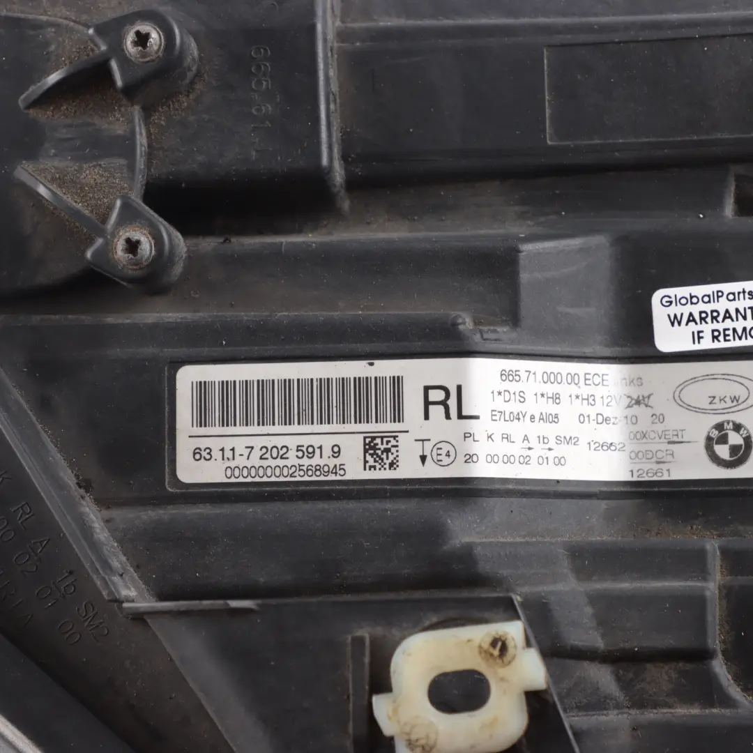 Front Adaptive Headlight Xenon Headlamp Lamp Left N/S to BMW E90 E91 LCI with Part number 7202591 BMW E90 E91 LCI Front Adaptive Headlight Xenon Headlamp Lamp Left N/S - SKU RHD-7202591-1 - Part number 7202591