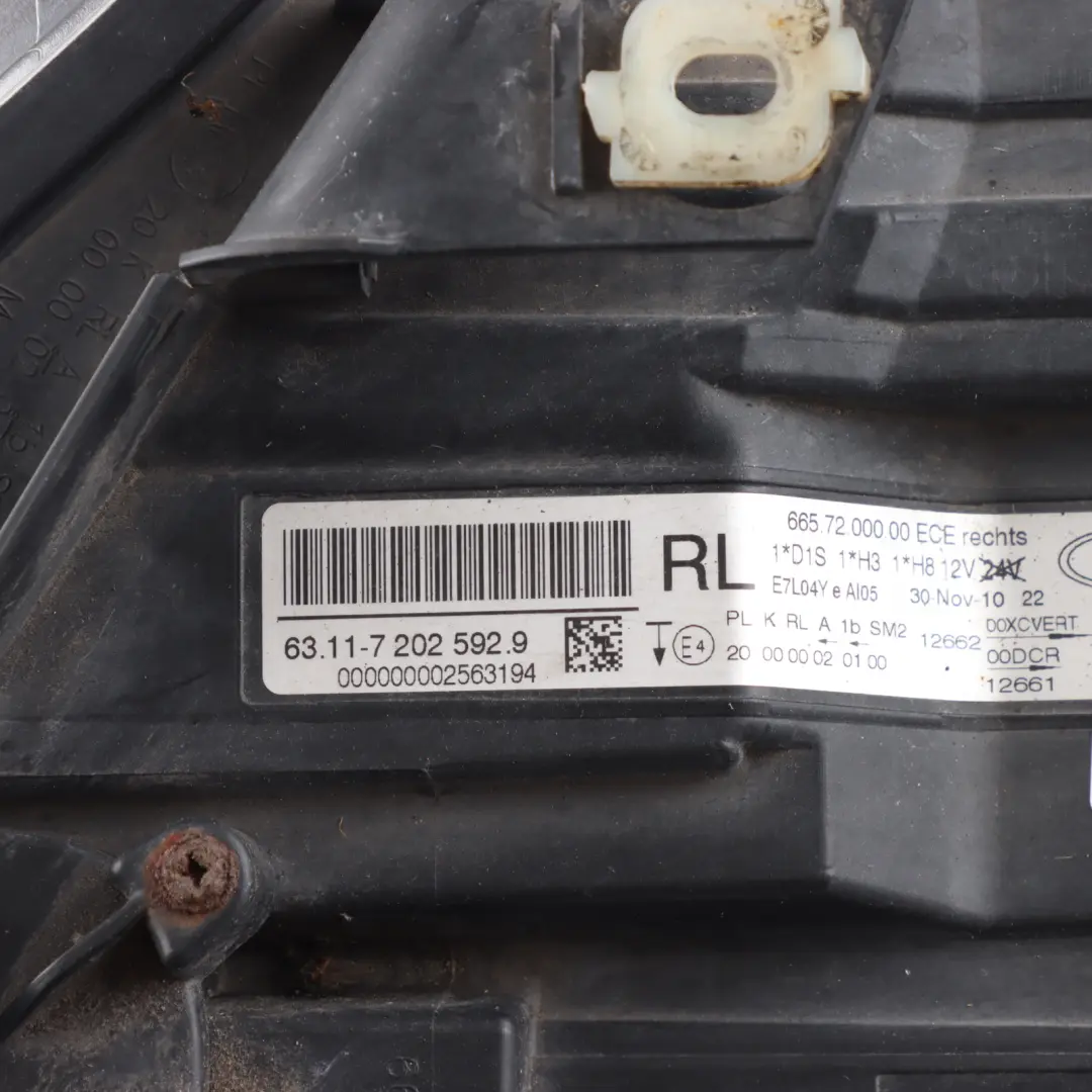 Front Adaptive Headlights Xenon Headlamp Right O/S to BMW 3 Series E90 E91 LCI with Part number 7240266 BMW 3 Series E90 E91 LCI Front Adaptive Headlights Xenon Headlamp Right O/S - SKU RHD-7202592 - Part number 7240266