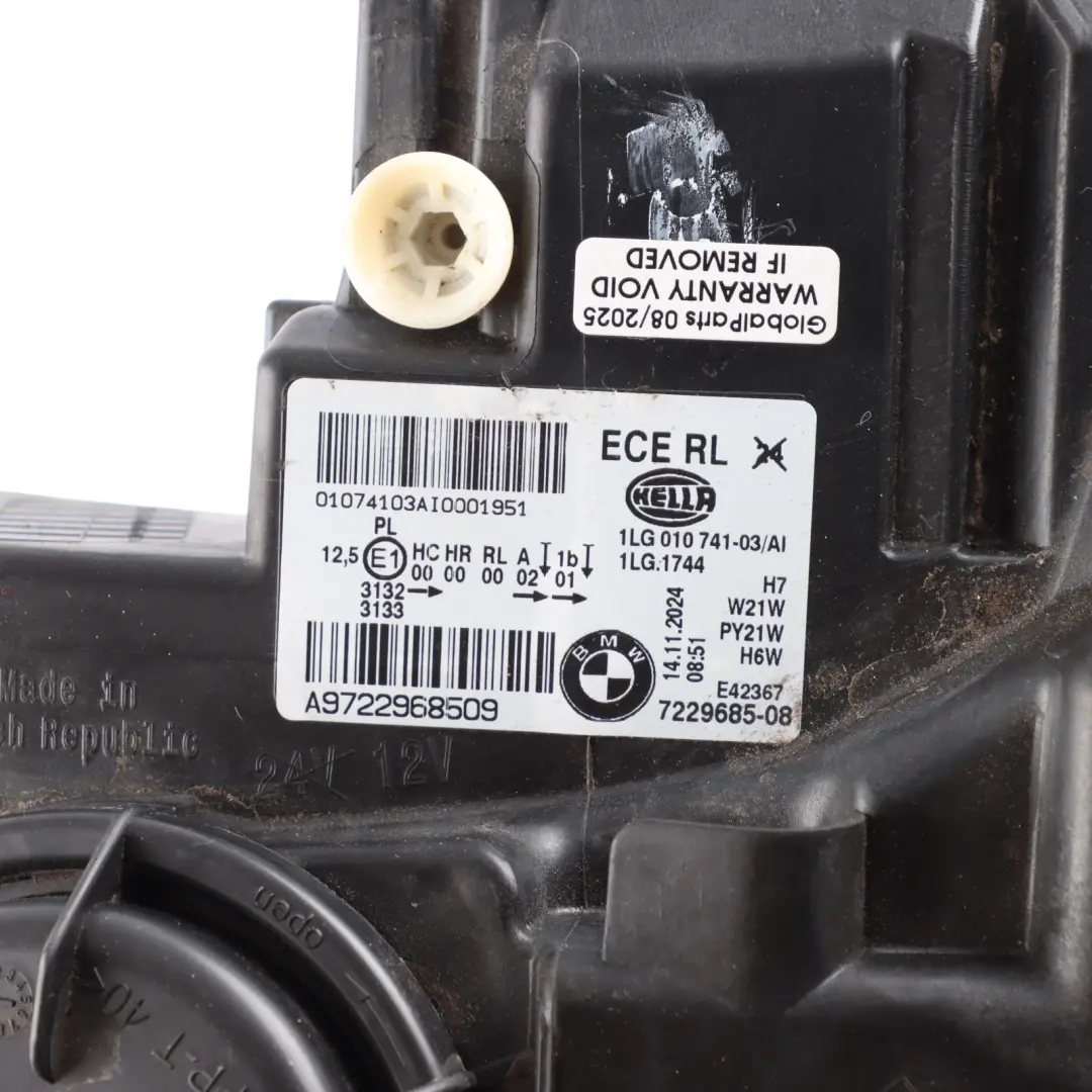 BMW F20 F21 Headlight Headlamp Lamp Light Front Left N/S - SKU RHD-7229685 - Part number 7229685