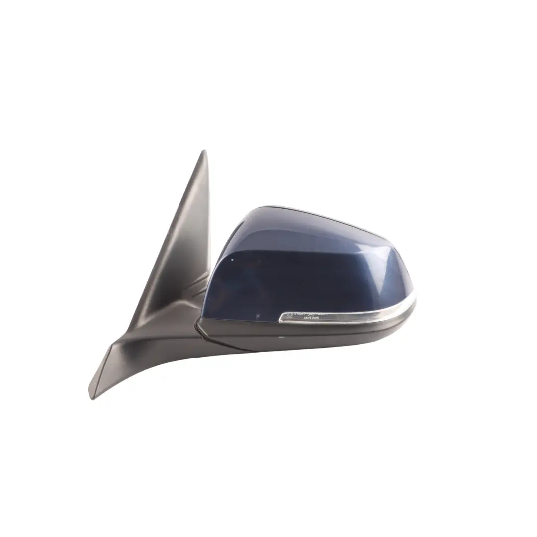 BMW F20 Wing Mirror Heated 6 Pins Left N/S Tiefsee Blau - A76 - SKU RHD-7242719-DSB - Part number 7242719