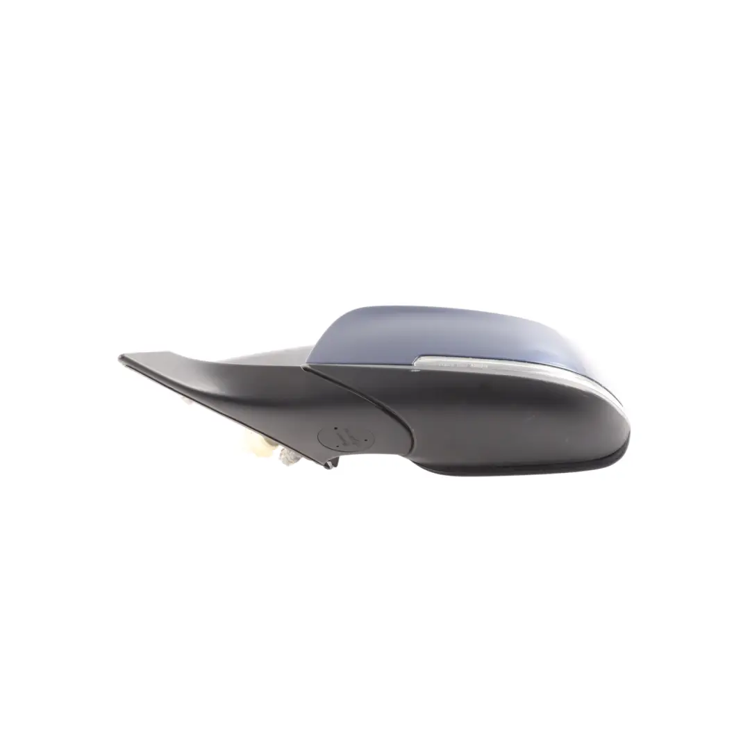 BMW F20 Wing Mirror Heated 6 Pins Left N/S Tiefsee Blau - A76 - SKU RHD-7242719-DSB - Part number 7242719