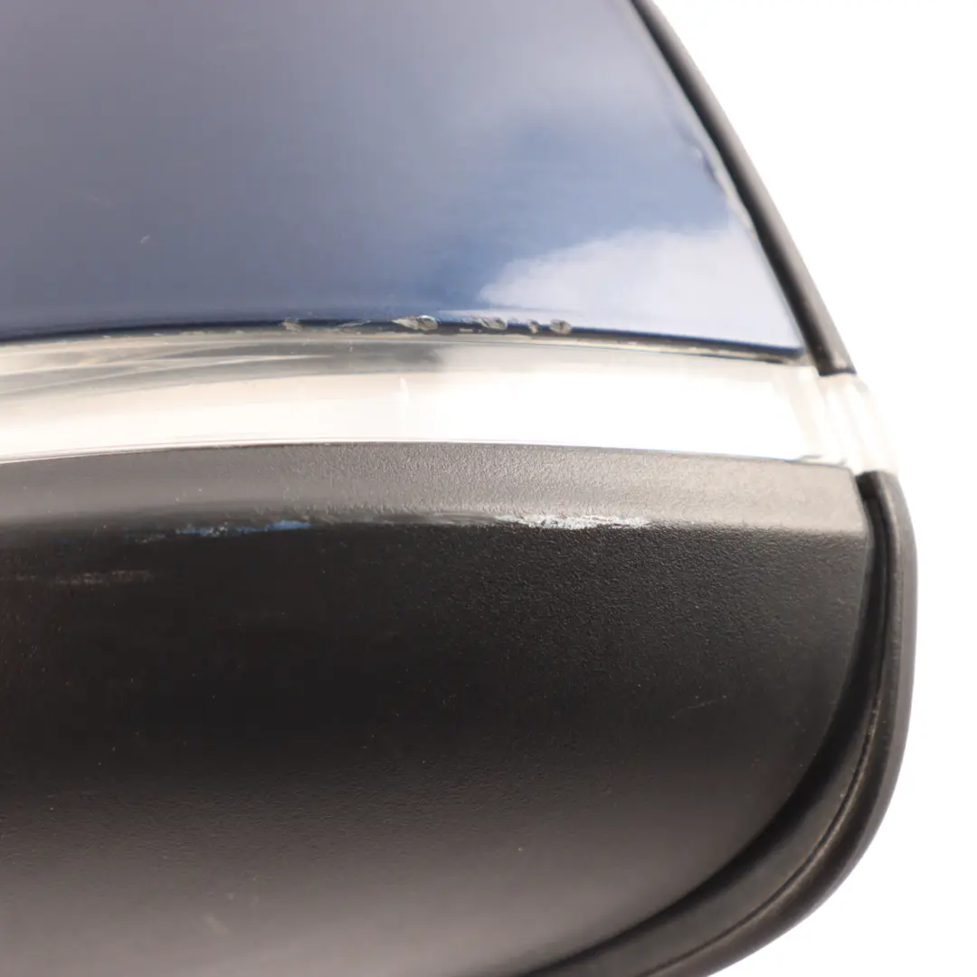 BMW F20 Wing Mirror Heated 6 Pins Left N/S Tiefsee Blau - A76 - SKU RHD-7242719-DSB - Part number 7242719