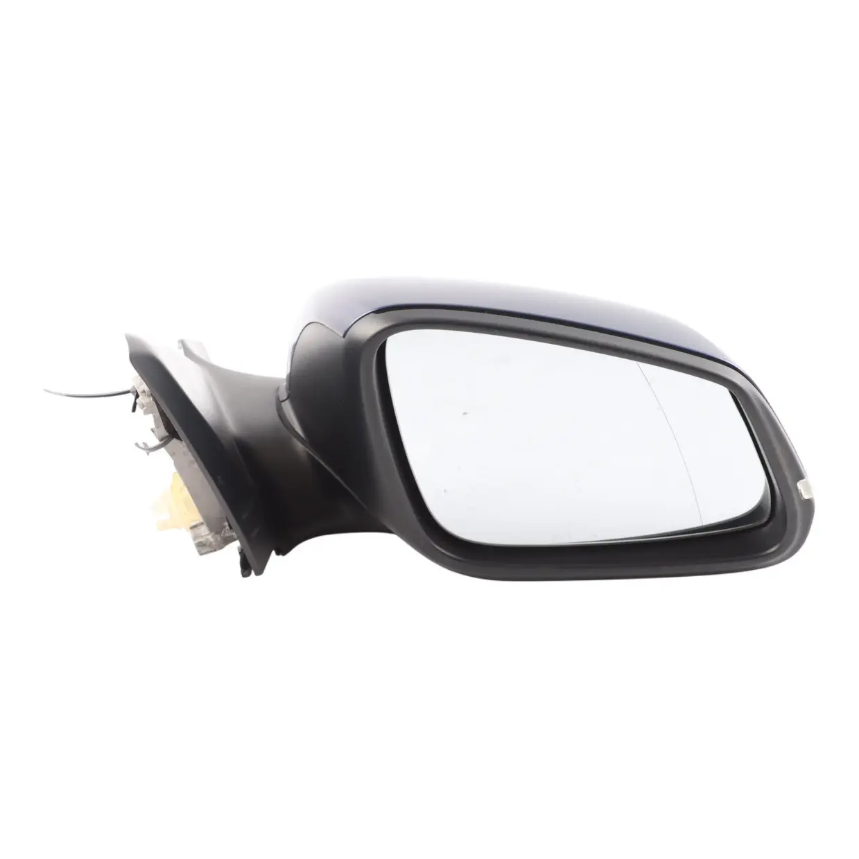 BMW F20 Wing Mirror Heated 6 Pins Right O/S Tiefsee Blau - A76 7242720