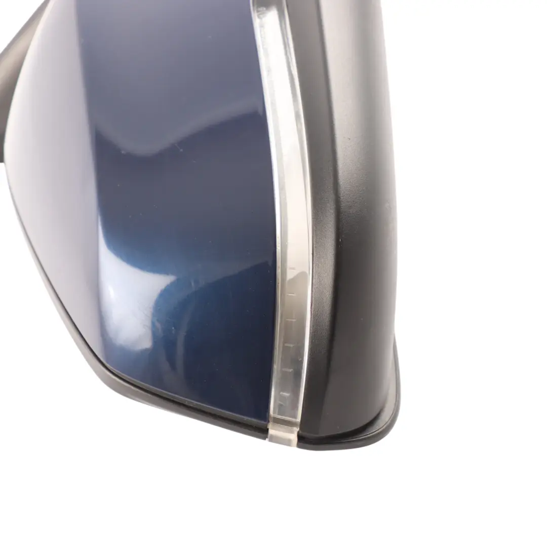 BMW F20 Wing Mirror Heated 6 Pins Right O/S Tiefsee Blau - A76 - SKU RHD-7242720-DSB - Part number 7242720