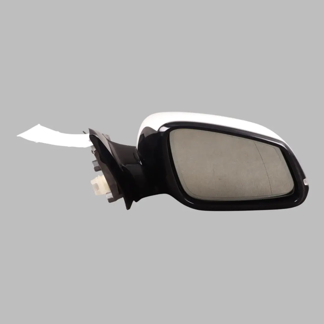 BMW F20 Door Wing Mirror Right O/S Gloss Auto Dip Alpinweiss 3 - 300 - SKU RHD-7242824-AW - Part number 7242824