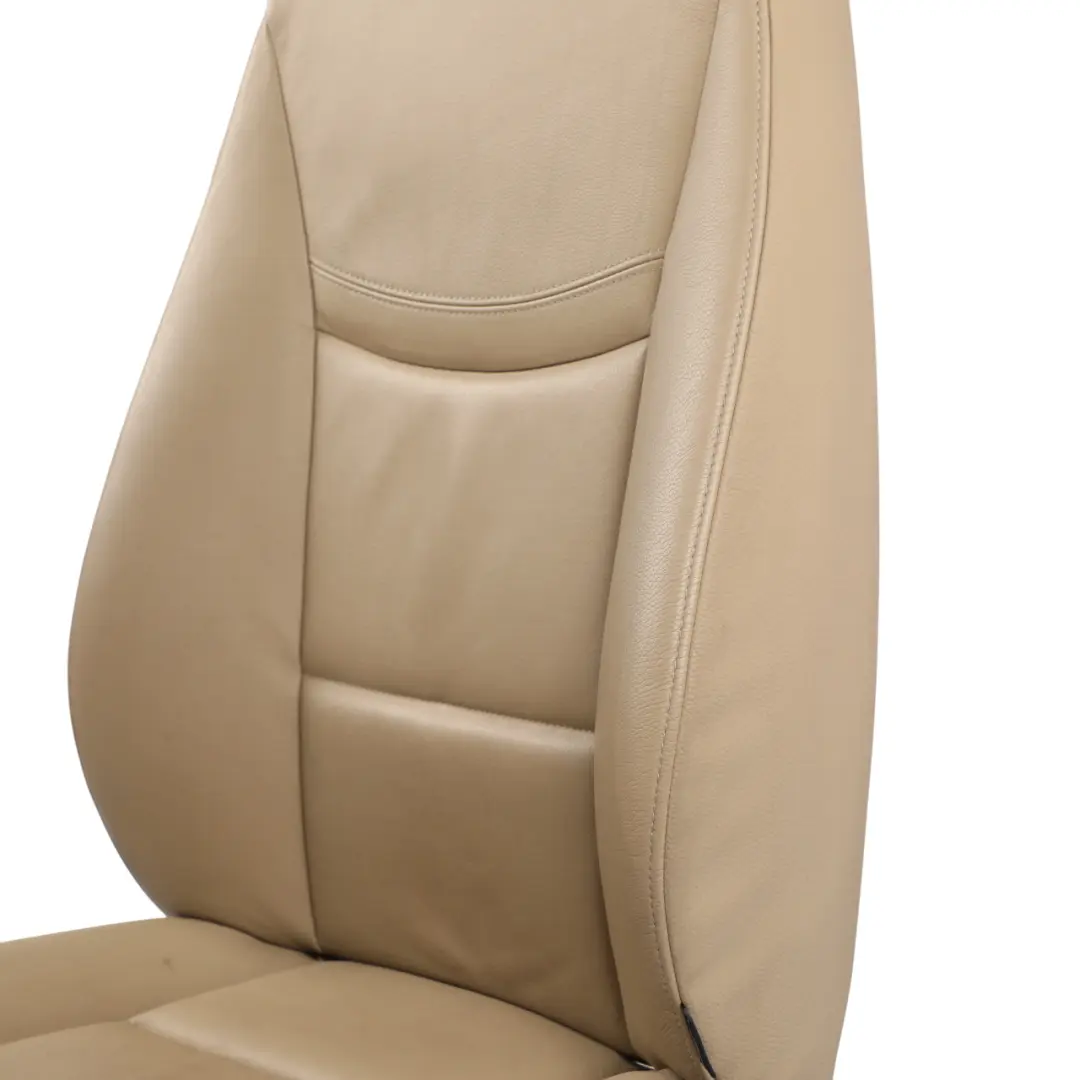 BMW E90 E91 LCI Front Seat Memory Leather Dakota Beige Left N/S - SKU RHD-7246803-3 - Part number 7246803