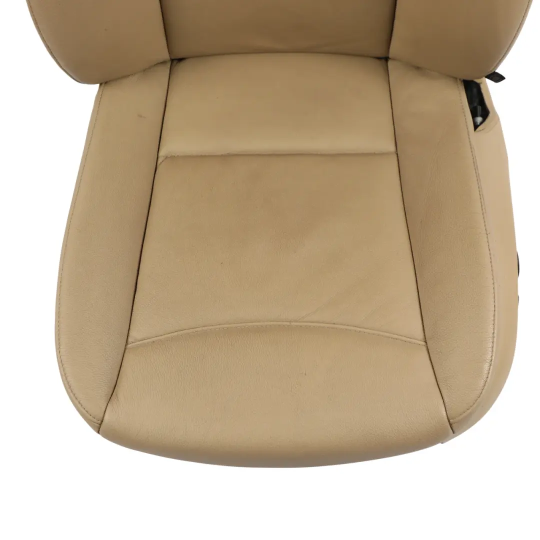 BMW E90 E91 LCI Front Seat Memory Leather Dakota Beige Left N/S - SKU RHD-7246803-3 - Part number 7246803