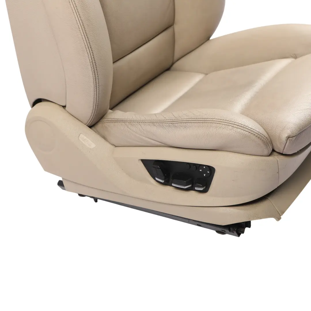 Front Seat Heated Memory Leather Dakota Oyster Right O/S to BMW F10 F11 F02 Comfort with Part number 7255061 BMW F10 F11 F02 Comfort Front Seat Heated Memory Leather Dakota Oyster Right O/S - SKU RHD-7255061-4 - Part number 7255061