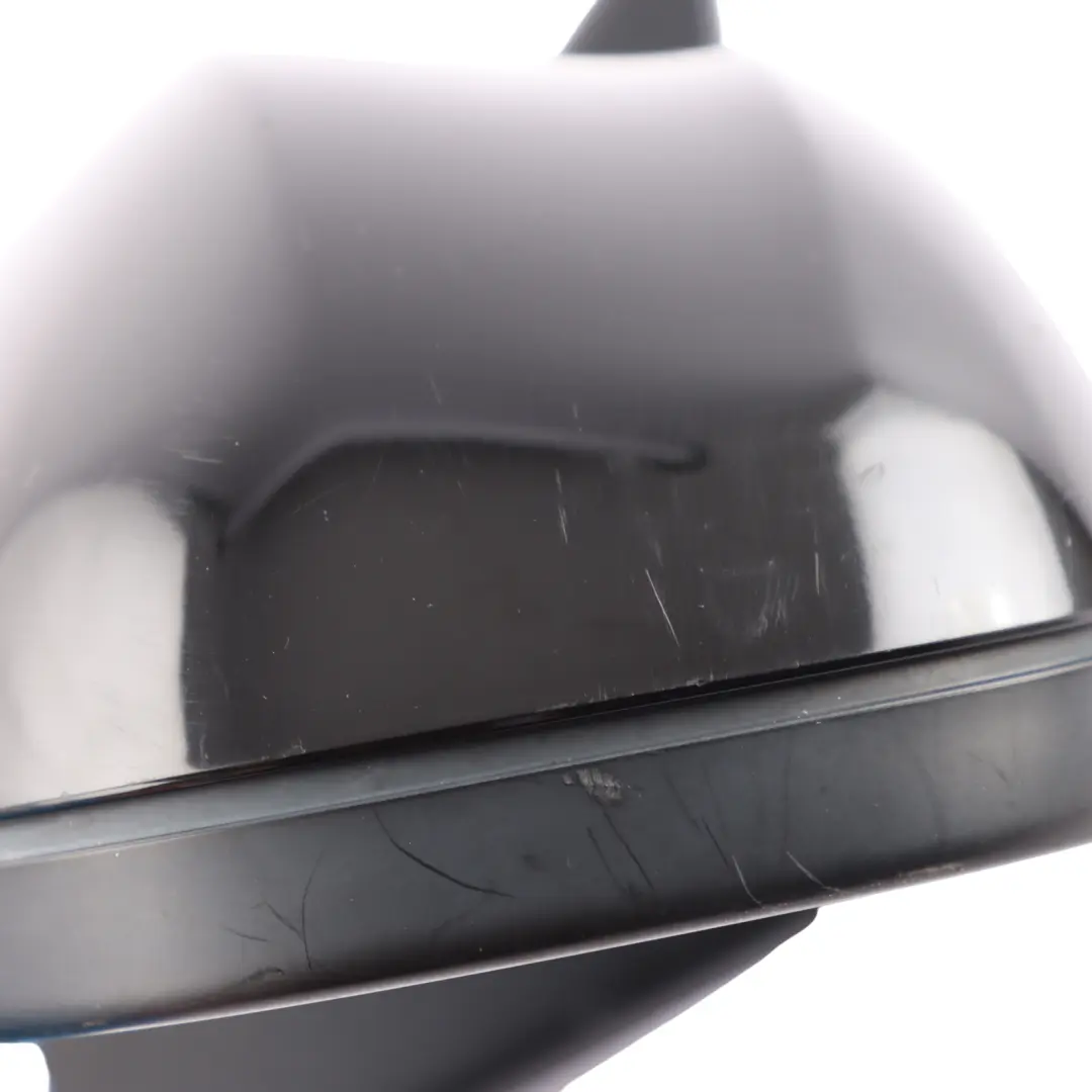 Heated Right Wing Mirror O/S Schwarz 2 Black 668 to BMW E90 E91 LCI with Part number 7268264 BMW E90 E91 LCI Heated Right Wing Mirror O/S Schwarz 2 Black 668 - SKU RHD-7268264-SCH - Part number 7268264