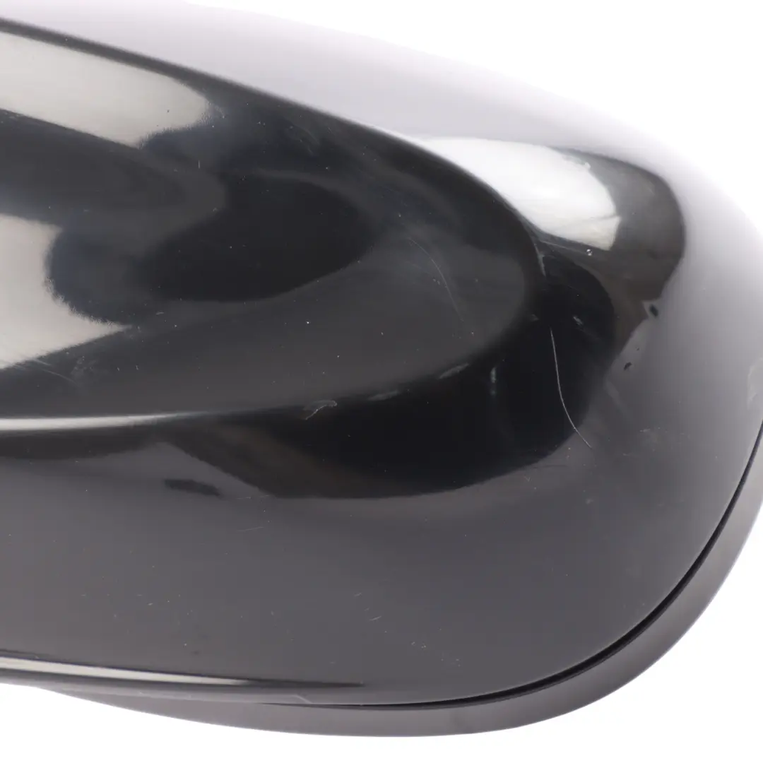 BMW E81 E82 E88 Heated Left Wing Mirror N/S Schwarz 2 Black 668 - SKU RHD-7268307-SCH1 - Part number 7268307