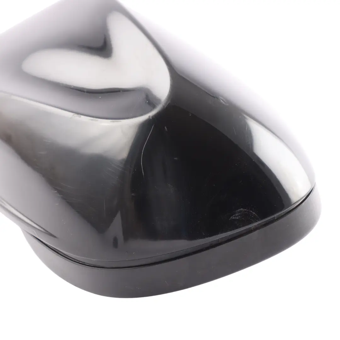 BMW E81 E82 E88 Heated Left Wing Mirror N/S Schwarz 2 Black 668 - SKU RHD-7268307-SCH1 - Part number 7268307