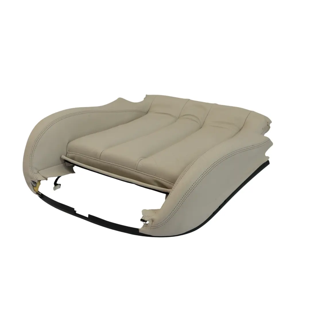 BMW F06 F12 F13 Basic Seat Leather Trim Cover Cream Beige Front Left N/S - SKU RHD-7280529 - Part number 7280529