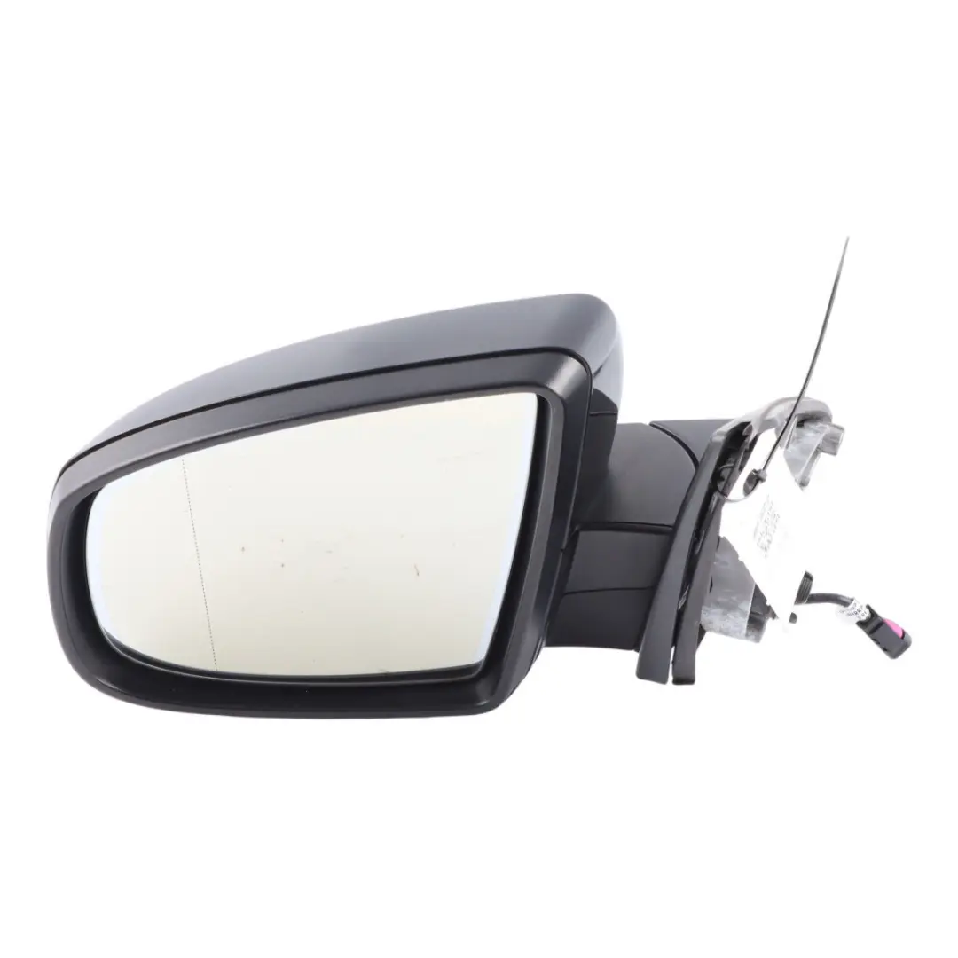 BMW E70 Wing Mirror Left N/S Heated Camera Black Sapphire Metallic 475 - SKU RHD-7282737-BS - Part number 7282737