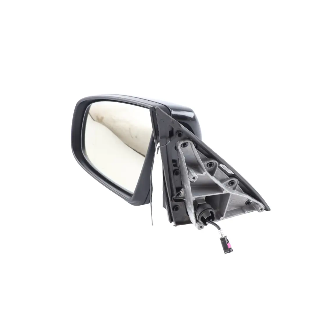 BMW E70 Wing Mirror Left N/S Heated Camera Black Sapphire Metallic 475 - SKU RHD-7282737-BS - Part number 7282737