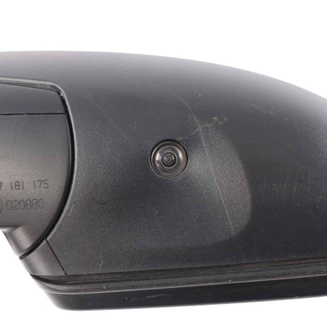 BMW E70 Wing Mirror Left N/S Heated Camera Black Sapphire Metallic 475 - SKU RHD-7282737-BS - Part number 7282737