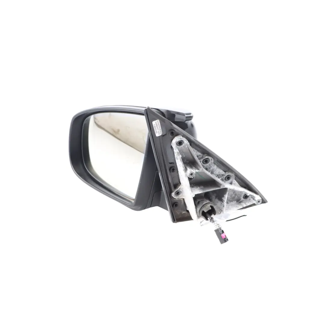 BMW X5 E70 Wing Mirror Left N/S Heated Top View Camera Black Sapphire - 475 - SKU RHD-7282737-BS1 - Part number 7282737