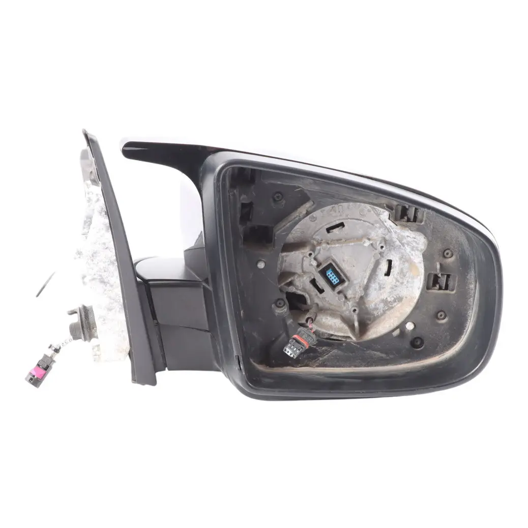 BMW X5 E70 Wing Mirror Right O/S Heated Top View Camera Black Sapphire - 475