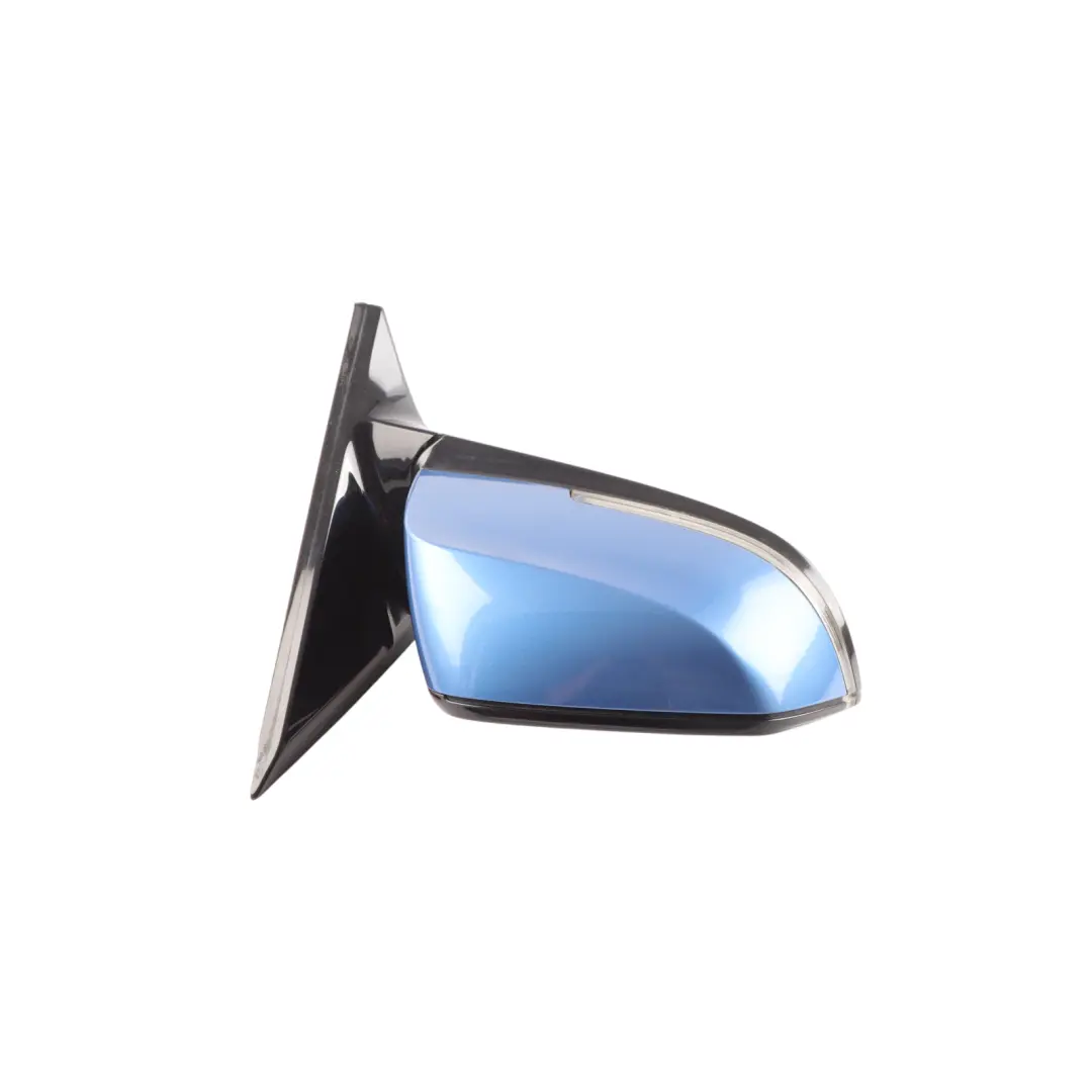  Wing Mirror BMW F32 F36 High Gloss Heated Right O/S 6 Pins Estoril Blue - B45 - SKU RHD-7285206-EB - Part number 7285206