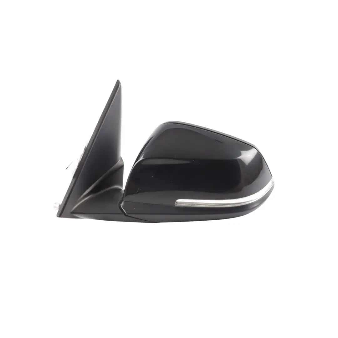 BMW X1 E84 Heated Left Wing Mirror N/S Door Schwarz 2 Black - 668 - SKU RHD-7307157-SCH1 - Part number 7307157