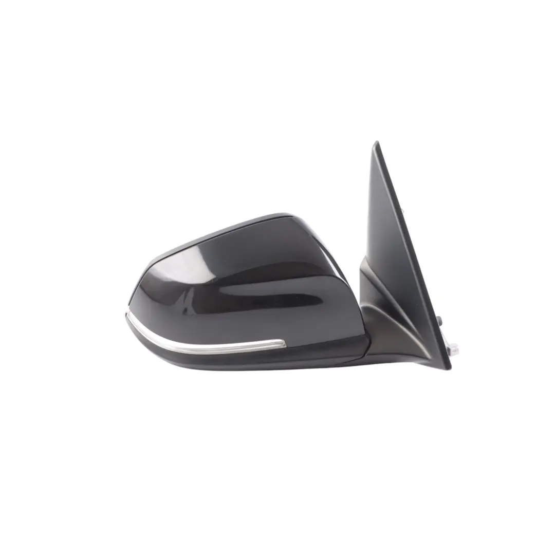 BMW X1 E84 Heated Door Wing Mirror Right O/S Schwarz 2 Black 668 - SKU RHD-7307158-SCH1 - Part number 7307158