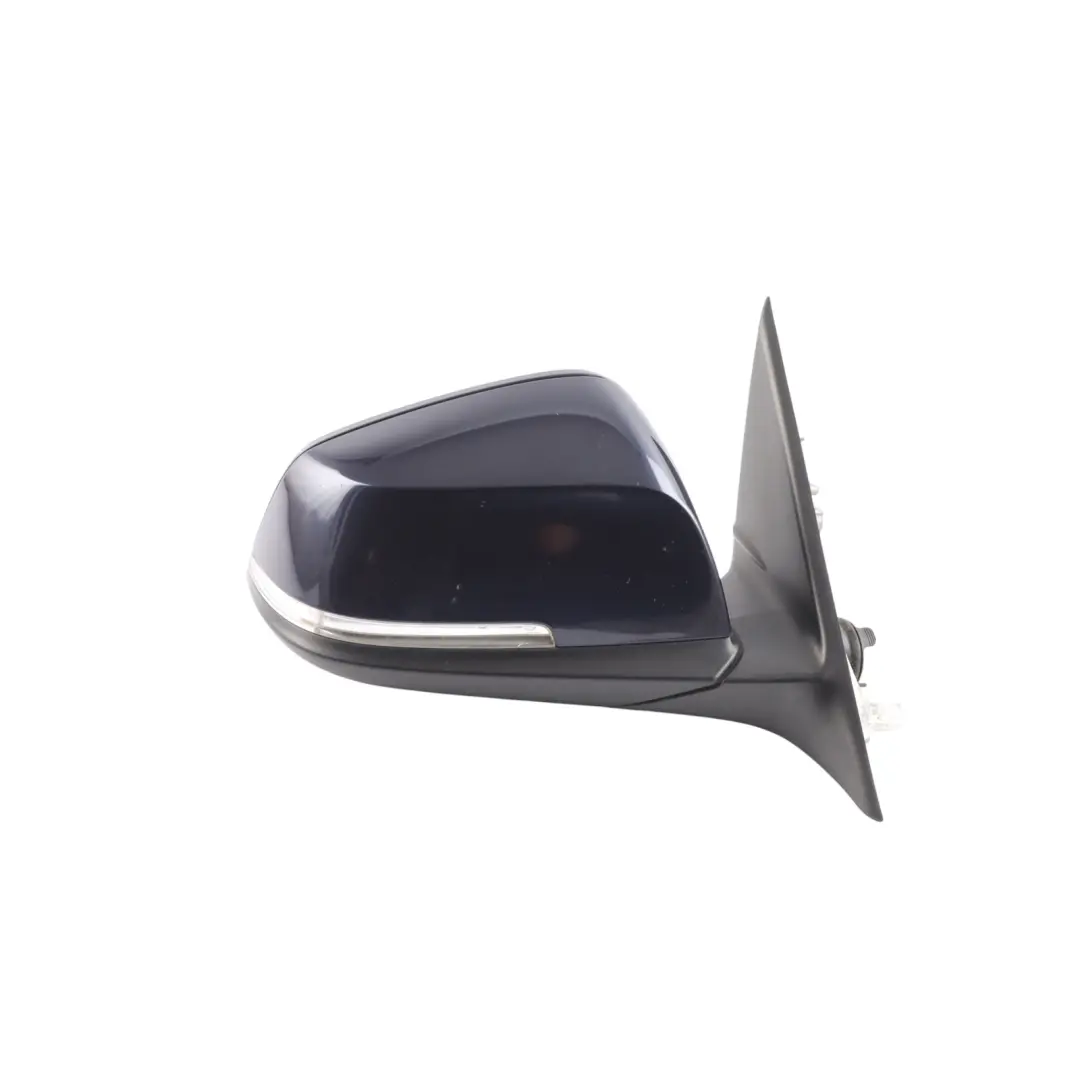 Heated Right Wing Mirror O/S Imperial Blau Brillant Blue to BMW F30 F31 with Part number 7345656 BMW F30 F31 Heated Right Wing Mirror O/S Imperial Blau Brillant Blue - SKU RHD-7345656-IBB - Part number 7345656