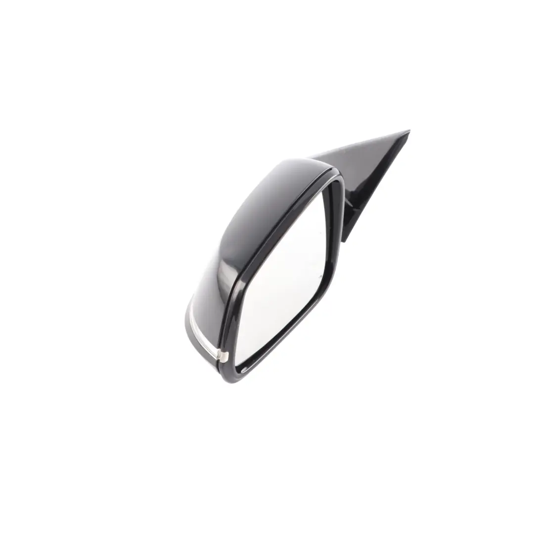BMW F30 F31 Wing Mirror High Gloss Heated Left N/S Black Sapphire Metallic 475 - SKU RHD-7345659-BS1 - Part number 7345659