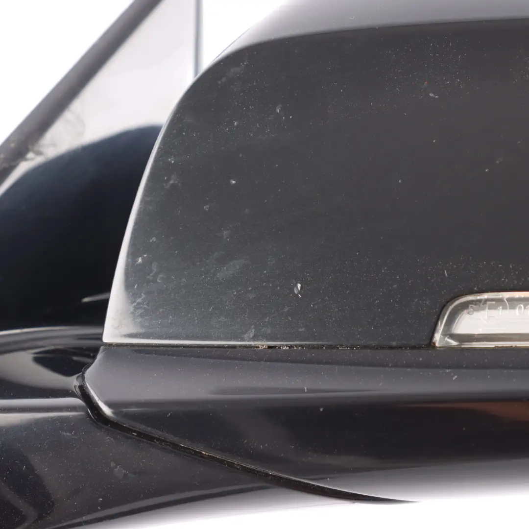 BMW F30 F31 Wing Mirror High Gloss Heated Left N/S Black Sapphire Metallic 475 - SKU RHD-7345659-BS1 - Part number 7345659