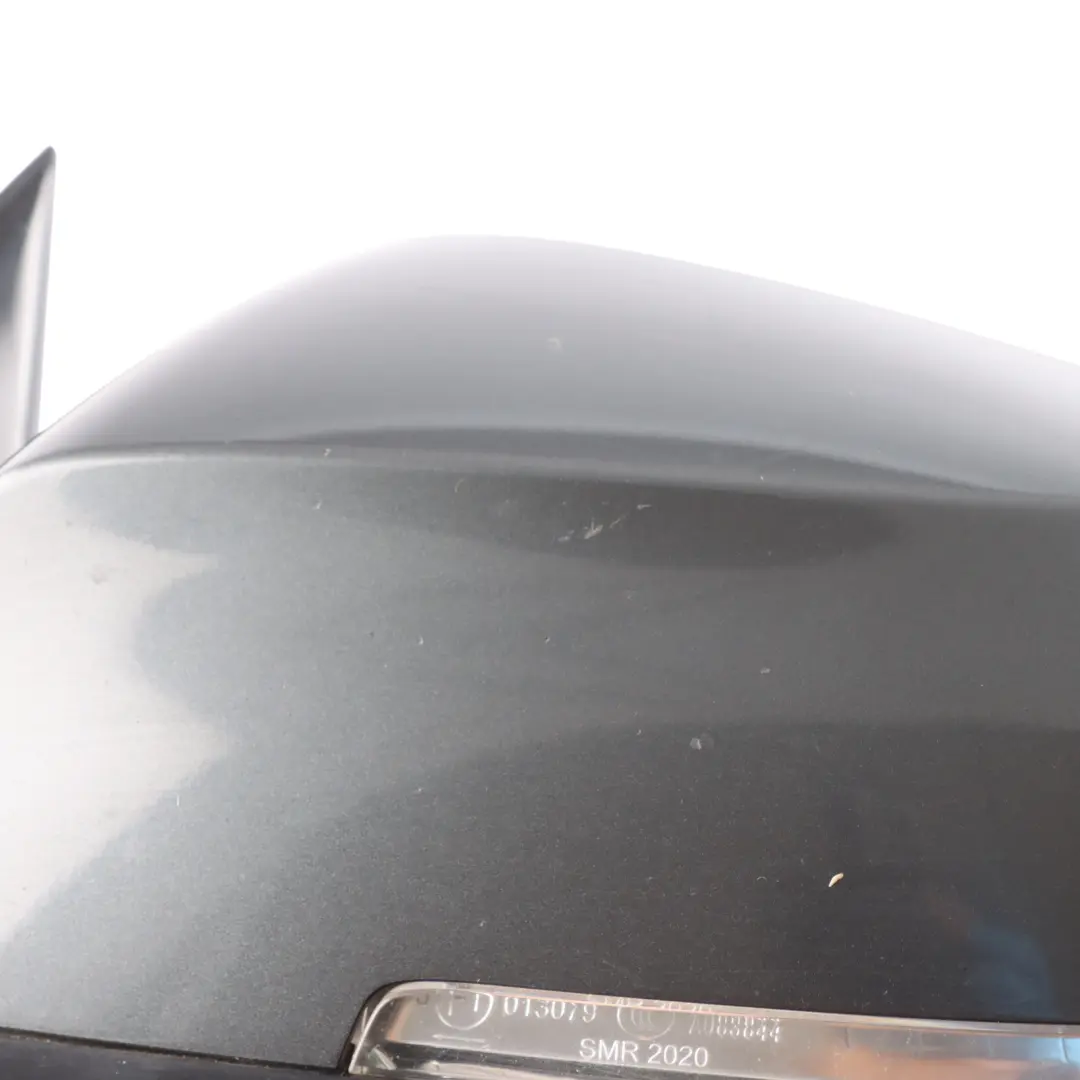 BMW F30 F31 Wing Mirror High Gloss Heated Left N/S Mineralgrau Grey - B39 - SKU RHD-7345659-MG - Part number 7345659