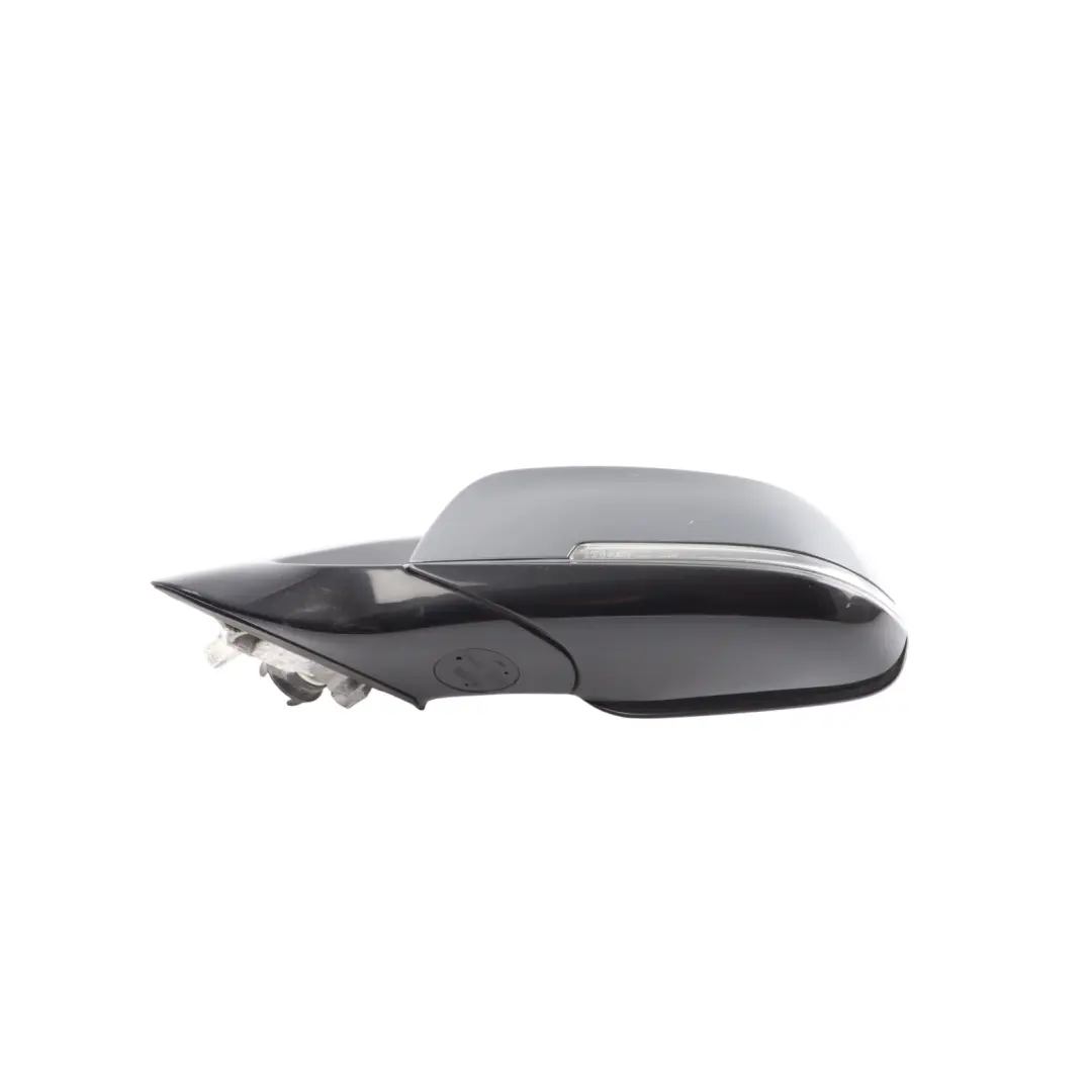 BMW F30 F31 Wing Mirror High Gloss Heated Left N/S Mineralgrau Grey - B39 - SKU RHD-7345659-MG - Part number 7345659