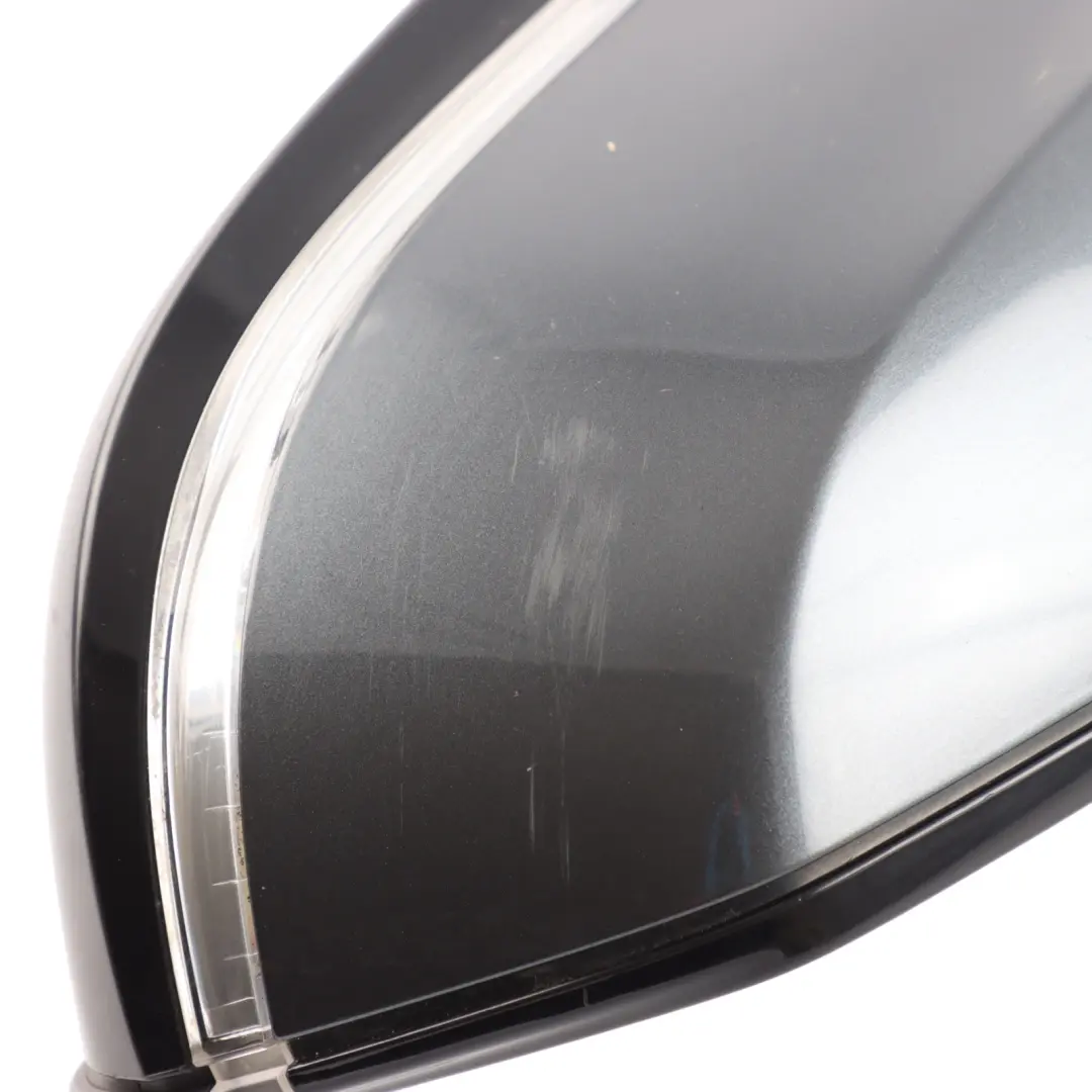 BMW F30 F31 Wing Mirror High Gloss Heated Left N/S Mineralgrau Grey - B39 - SKU RHD-7345659-MG - Part number 7345659