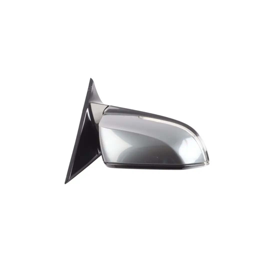 BMW F30 F31 Wing Mirror High Gloss Heated Right O/S Mineralgrau Grey - B39 - SKU RHD-7345660-MG - Part number 7345660