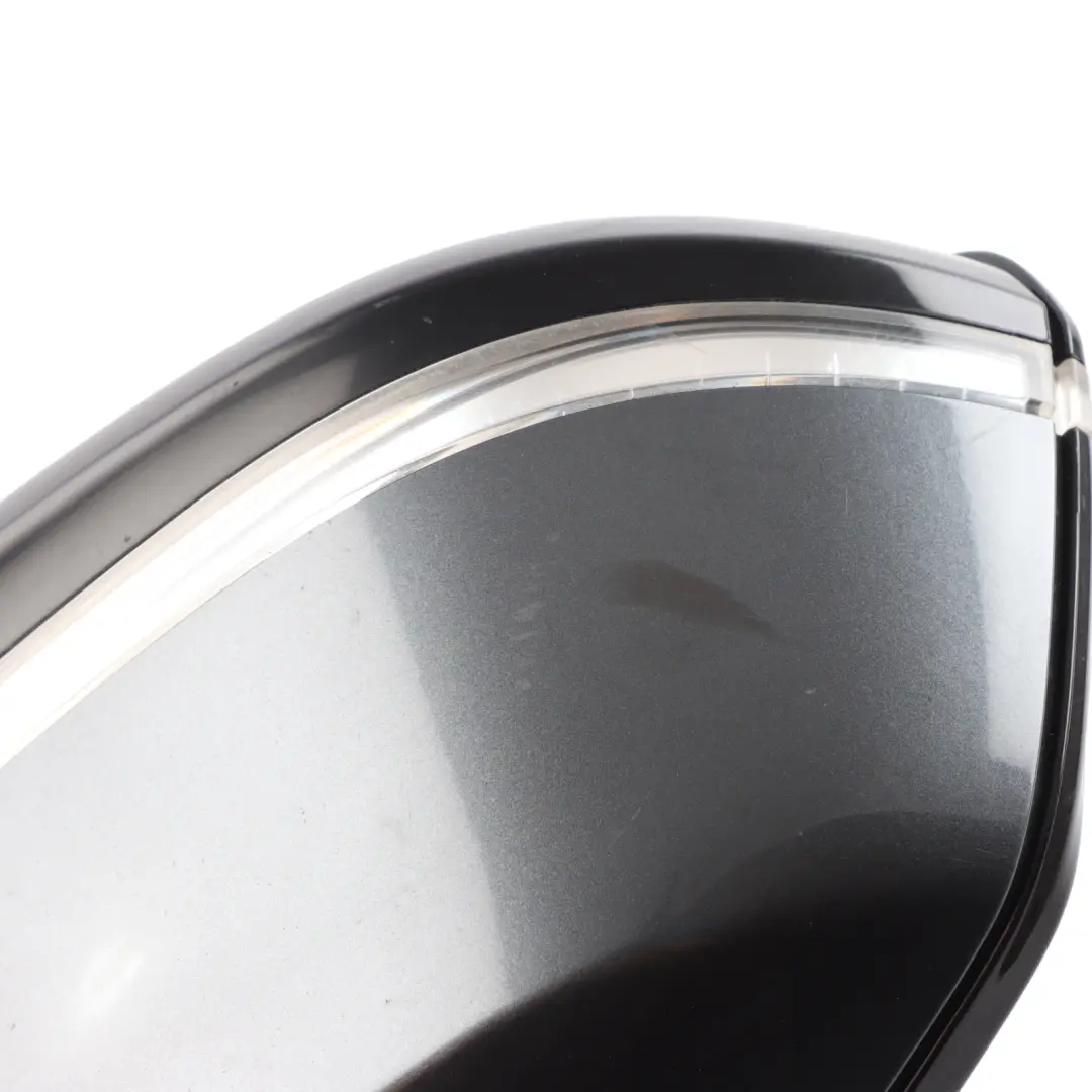 BMW F30 F31 Wing Mirror High Gloss Heated Right O/S Mineralgrau Grey - B39 - SKU RHD-7345660-MG - Part number 7345660