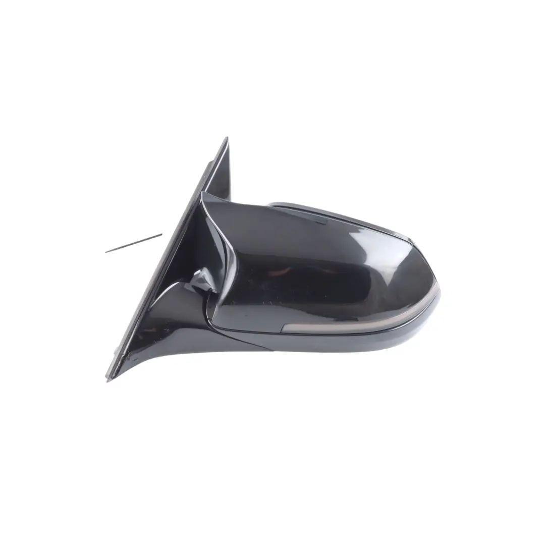 Heated Wing Mirror Outside Left N/S High Gloss Black to BMW F10 F11 LCI with Part number 7350645 BMW F10 F11 LCI Heated Wing Mirror Outside Left N/S High Gloss Black - SKU RHD-7350645-BLK - Part number 7350645